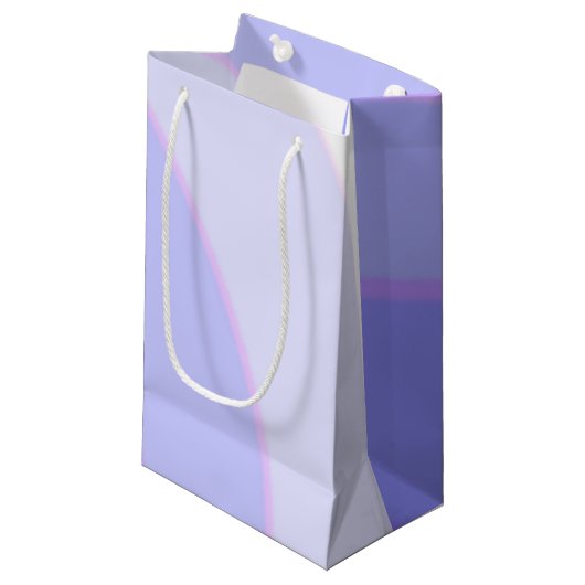 Sac cadeau Lilac Swirls (Devant Angle)