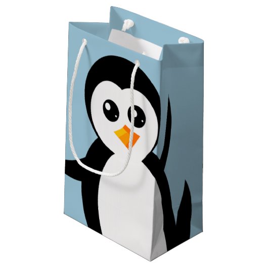Sac cadeau "Little Penguin" (gros plan) (Dos Angle)