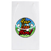 Sac cadeau logo personnalisé, pas de quantité mini (Dos)