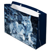 sac cadeau loup bleu (Dos Angle)