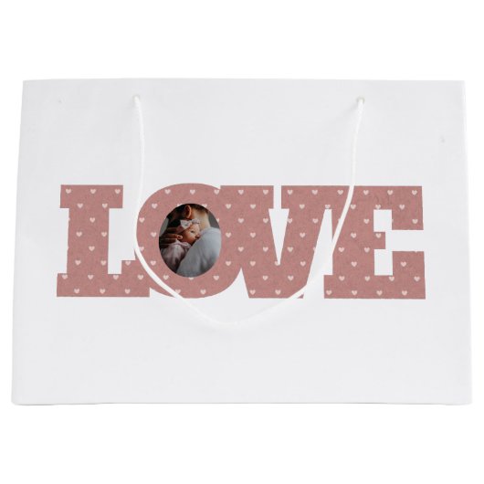 Sac cadeau Love Photo (Devant)