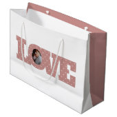 Sac cadeau Love Photo (Devant Angle)