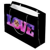 Sac cadeau Love Photo (Dos Angle)