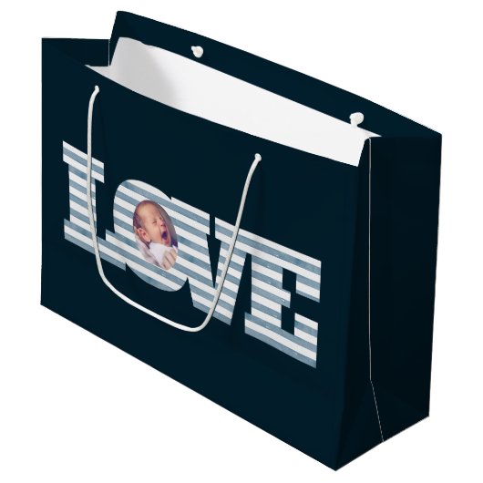 Sac cadeau Love Photo (Devant Angle)