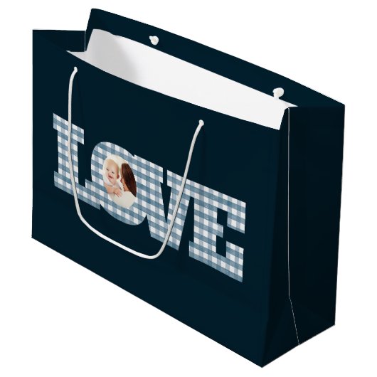 Sac cadeau Love Photo (Devant Angle)
