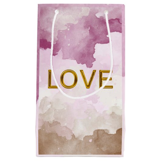 Sac cadeau 'LOVE' (taille petite) (Devant)