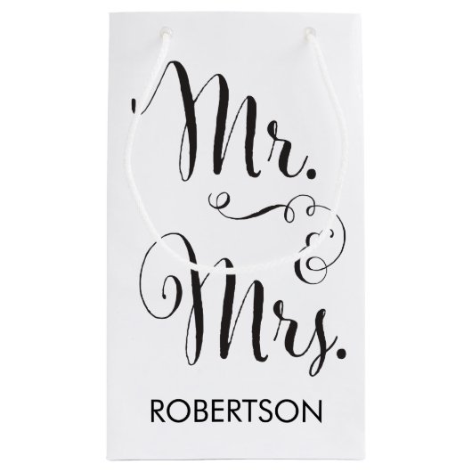 Sac cadeau M. et Mme (Dos)