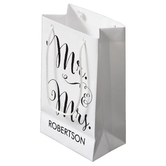 Sac cadeau M. et Mme (Devant Angle)