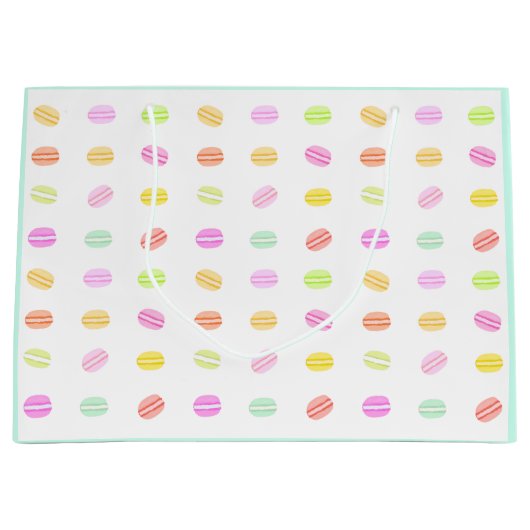 Sac cadeau Macaron Mint (Devant)