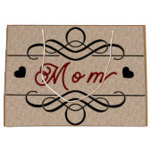 sac cadeau maman - Petit, brillant (Devant)