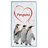 Sac Cadeau Manchots Amour (Dos)