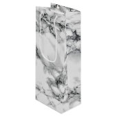 Sac cadeau Marbre blanc (Devant Angle)