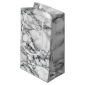 Sac cadeau Marbre blanc Pierre Design moderne (Devant Angle)