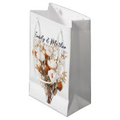 Sac cadeau Mariage Boho rustique (Devant Angle)