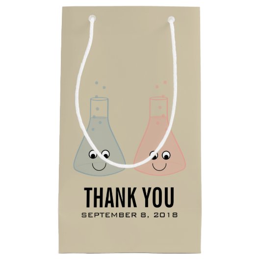 Sac cadeau Mariage de chimie mignonne (Devant)