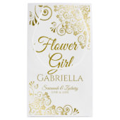 Sac cadeau Mariage Flower Girl (Dos)