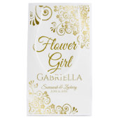 Sac cadeau Mariage Flower Girl (Devant)