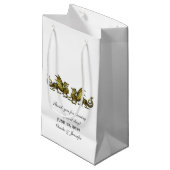 Sac cadeau Mariage Gold Elegons Dragons (Devant Angle)