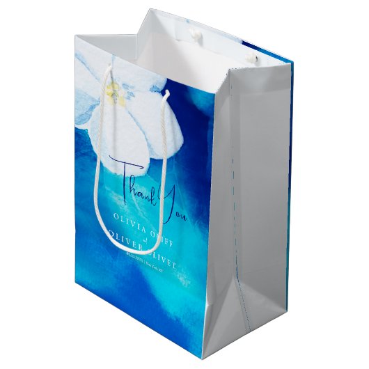 Sac cadeau Mariage moyen pour le printemps (Devant Angle)