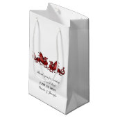 Sac cadeau Mariage Red Elegon Dragons (Devant Angle)