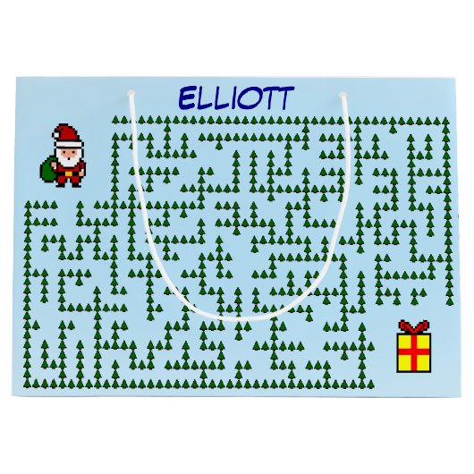 Sac cadeau Maze Noël (Devant)