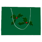 Sac cadeau Médicale Green Holly Lg (Dos)