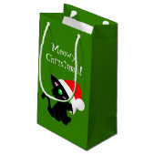 Sac cadeau Meowny Christmas Black Kitty (Dos Angle)