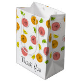 Sac cadeau Merci Citrus moyen (Dos Angle)