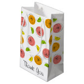 Sac cadeau Merci Citrus petit (Dos Angle)