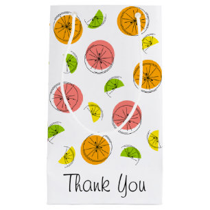Sac cadeau Merci Citrus petit
