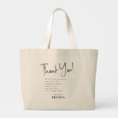 Sac cadeau Merci Merci simple (Dos)