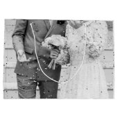 Sac cadeau Merci photo mariage personnalisé (Dos)