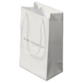 Sac Cadeau Minimaliste Confiance Discrète (Dos Angle)