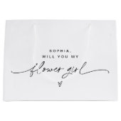 Sac cadeau minimaliste Flower EVERLEIGH (Devant)