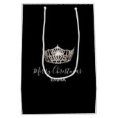 Sac cadeau Miss America Argent Couronne 2 Tones - (Dos)