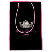 Sac cadeau Miss America Argent Couronne 2 Tones - (Devant)