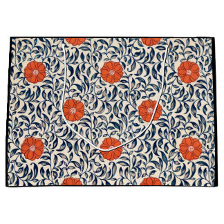SAC CADEAU MODÈLE FLORAL CHINOIS