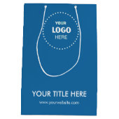 Sac Cadeau Moderne Entreprise Minimaliste (Dos)