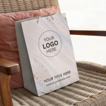 Sac cadeau moderne minimaliste d'affaires