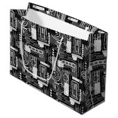 Sac cadeau monochrome Abstrait (Devant Angle)