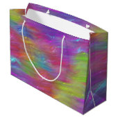 Sac cadeau Monogramme en verre arc-en-ciel fondu (Dos Angle)