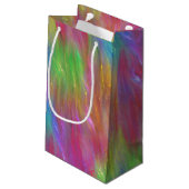 Sac cadeau Monogramme en verre arc-en-ciel fondu (Dos Angle)