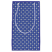 Sac cadeau Motif Blue/White Star of David (Devant)