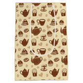 Sac cadeau motif café (Dos)