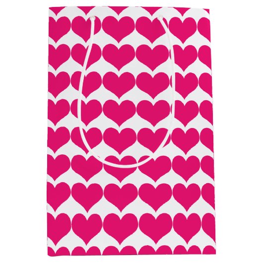 Sac cadeau Motif Coeurs mignons roses (Devant)