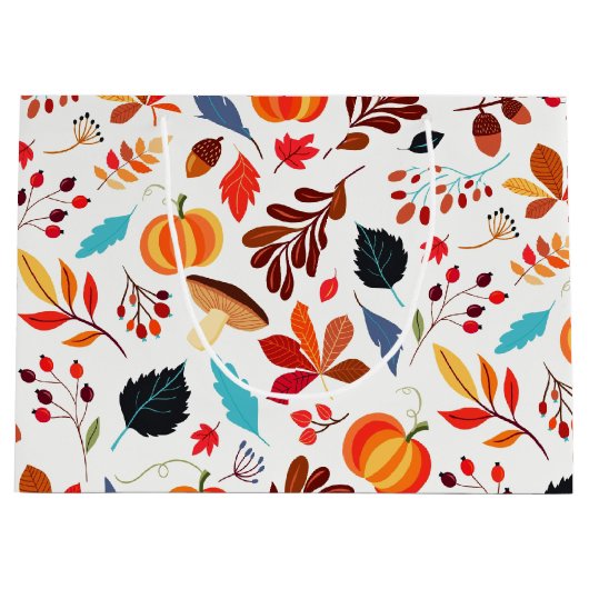 Sac cadeau Motif d'automne (Devant)