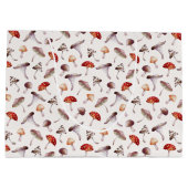 Sac cadeau Motif de champignons d'aquarelle (Dos)