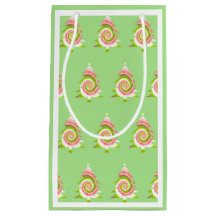 Sac cadeau Motif de pin psychédélique