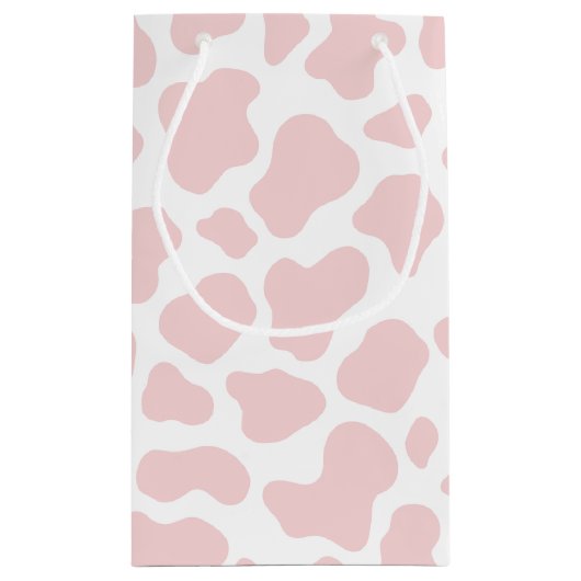 Sac cadeau Motif de vache rose (Dos)