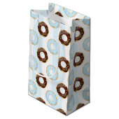 Sac cadeau Motif Donuts Blue Stripes (Dos Angle)